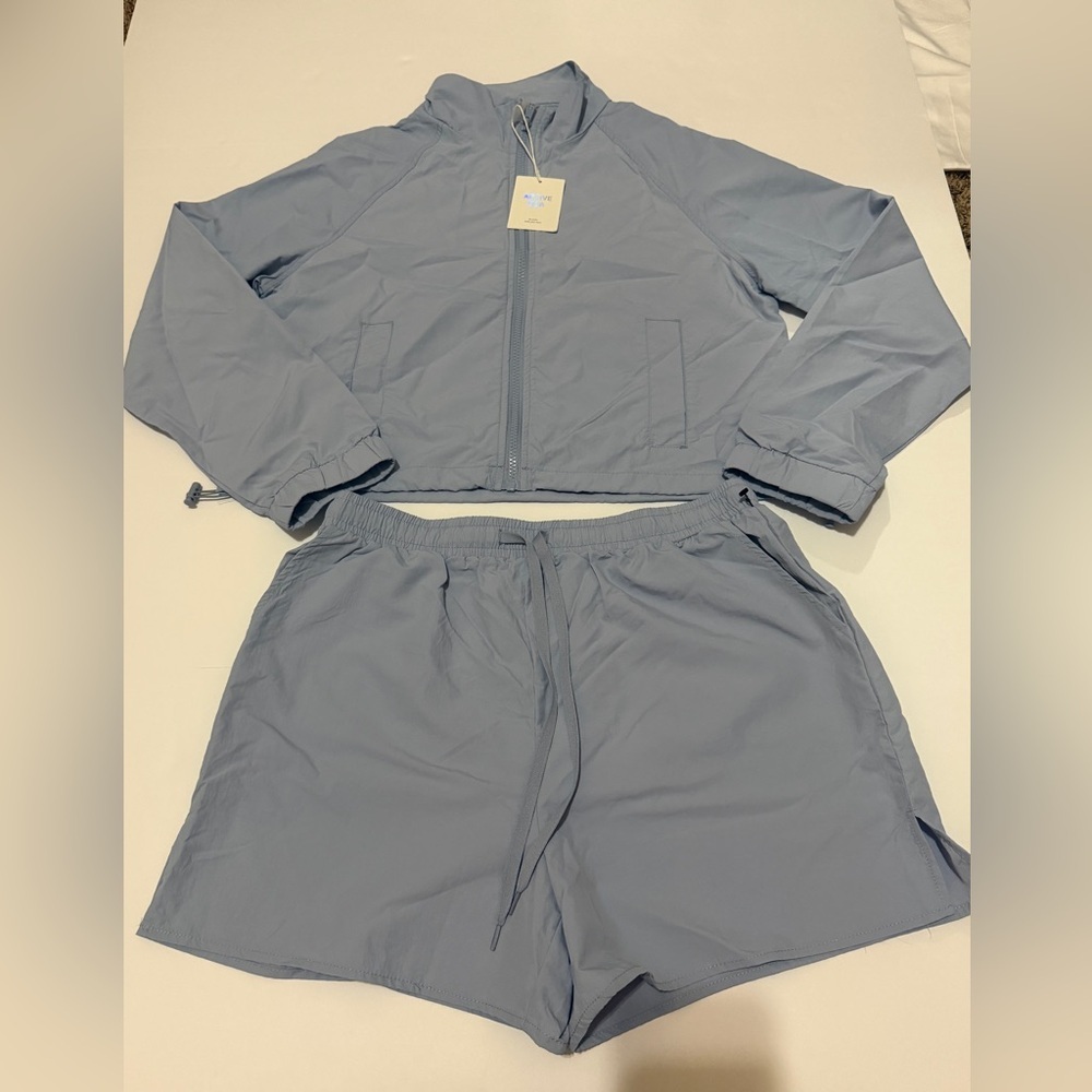 Active USA Light Blue Athletic Shorts